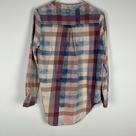 Anthropologie Isabella Sinclair Women's Size XS Top Shirt Blouse Pink Blue​​​​ - Picture 3 of 7